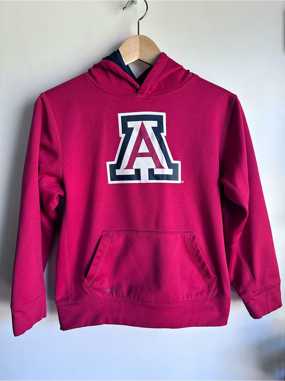 Nike Kids Crimson Red Arizona A Logo Hoodie